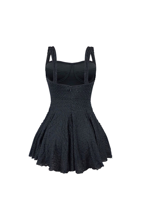 Marnie Corset Pleated Mini Dress